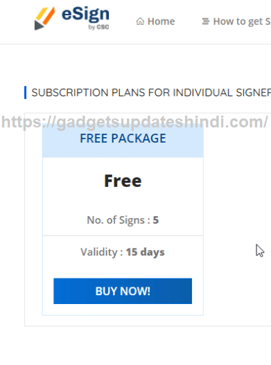 CSC esign fee payment