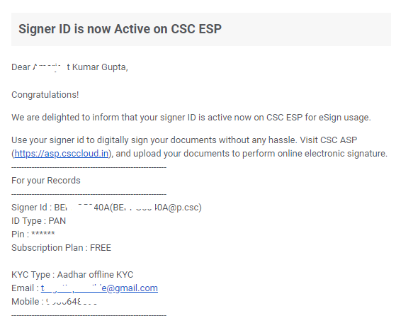 (new) CSC eSign service Login, Online electronically e-Sign in any document, CSC scheme