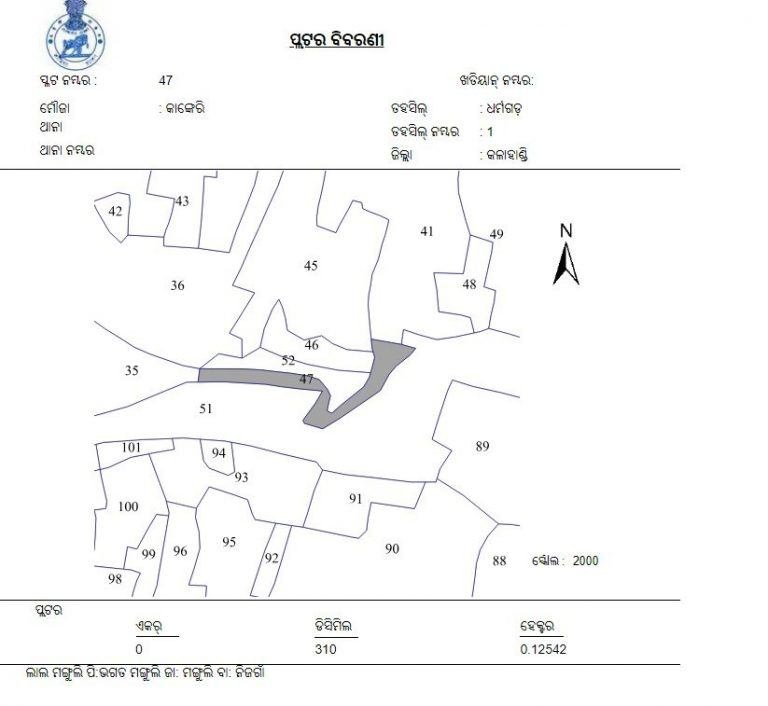Online plot map odisha 3