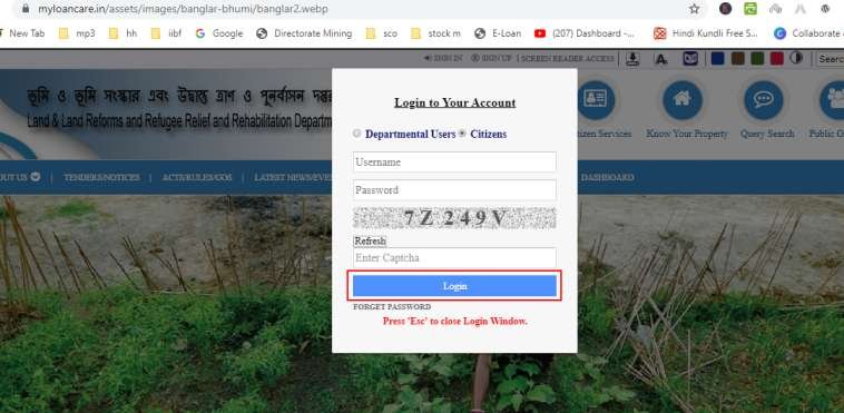 Register on Banglarbhumi