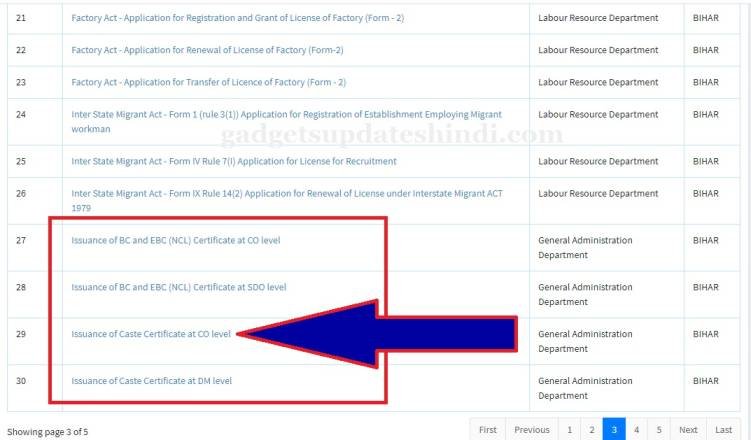 (New) RTPS Bihar online : Caste Certificate, Domicile Certificate, rtps9, 2022