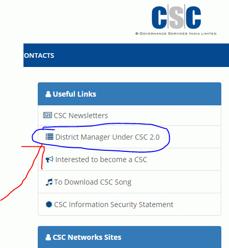 CSC dm list : CSC District Manager Contact Number, CSC vle Helpline Number, 2025