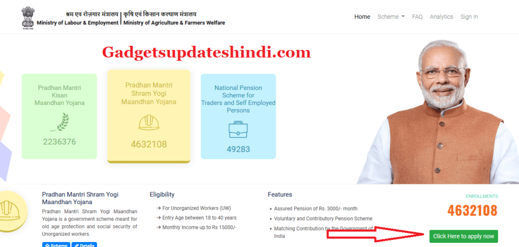प्रधानमंत्री श्रम योगी मानधन
