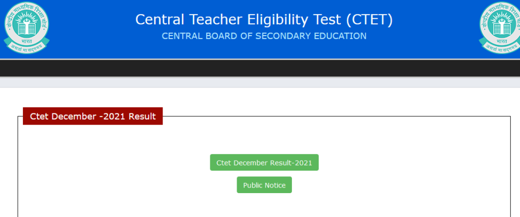 CTET Result Live 2022