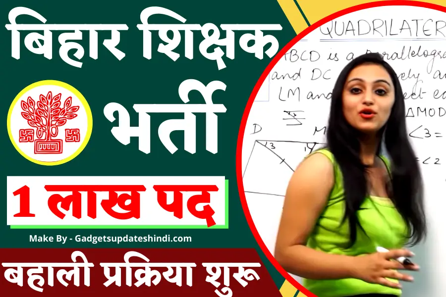 Bihar Teacher Bharti 1 Lakh 2025