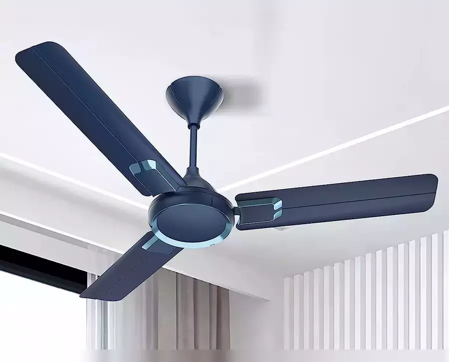 Blue Ceiling Fan Havells Glaze 74W