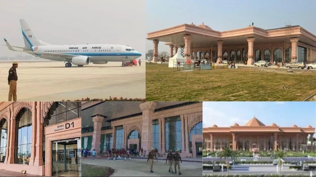 How to reach Ram Temple Ayodhya by airplane