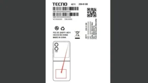 TECNO Phantom V2 Flip FCC Listing