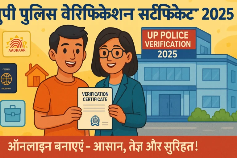 UP Police Verification Certificate 2025