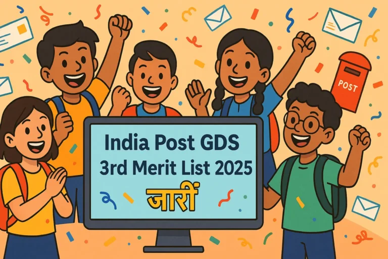 India Post GDS 3rd Merit List 2025