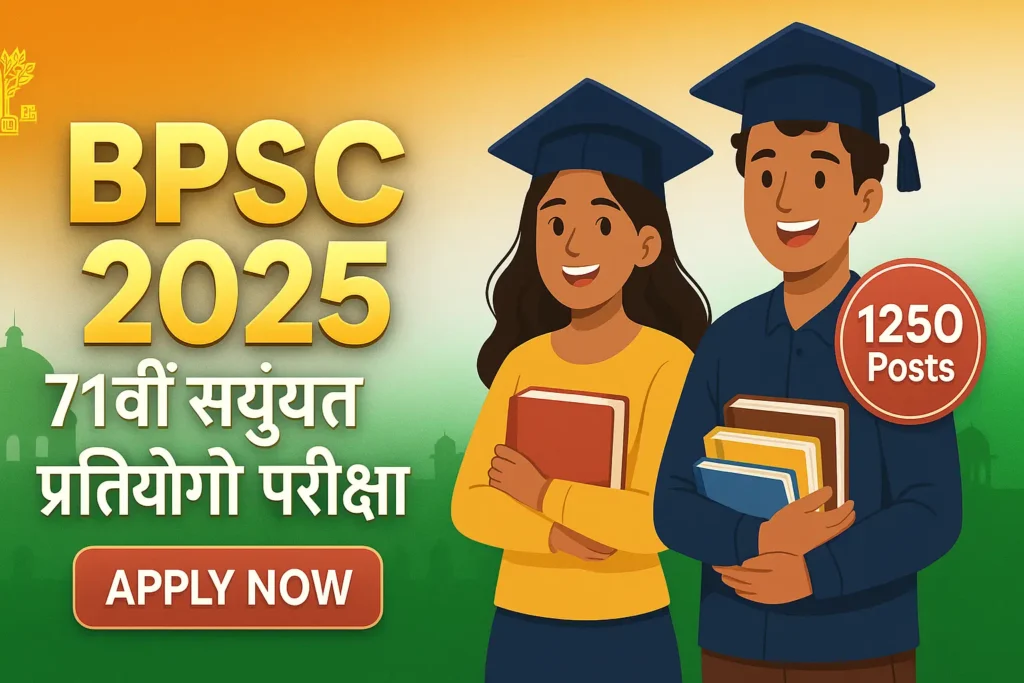 Bihar BPSC 71st Combined Examination Recruitment 2025