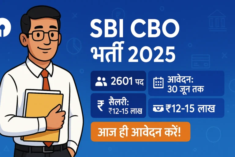 SBI CBO Online Form 2025