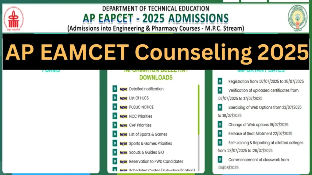 AP EAMCET Counselling 2025