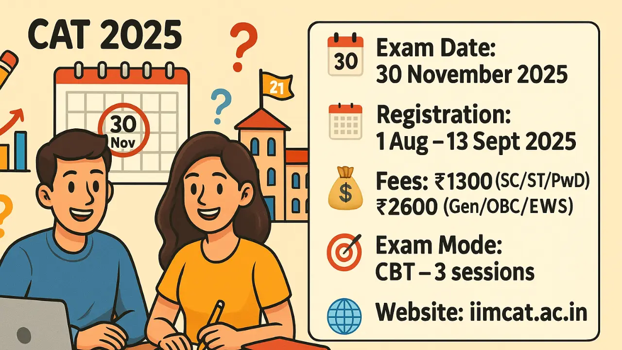 cat 2025 exam date