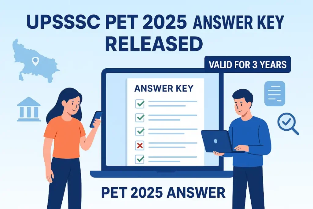 UPSSSC PET Answer Key 2025