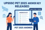 UPSSSC PET Answer Key 2025
